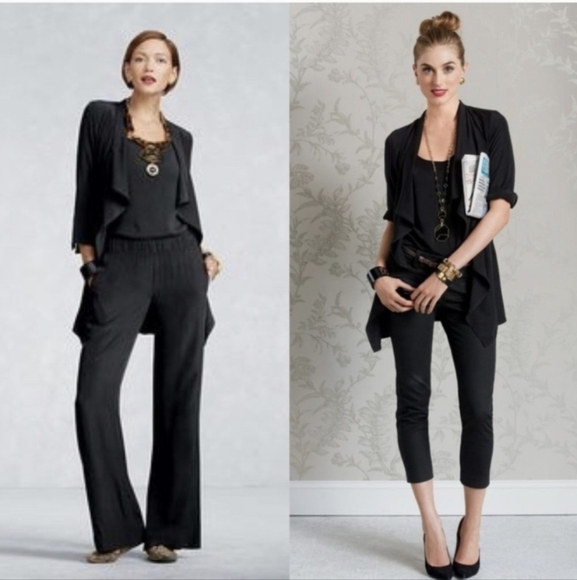 CAbi‎ A la Carte belted tie jacket/Cardigan 418 Capsule Piece - Picture 3 of 13